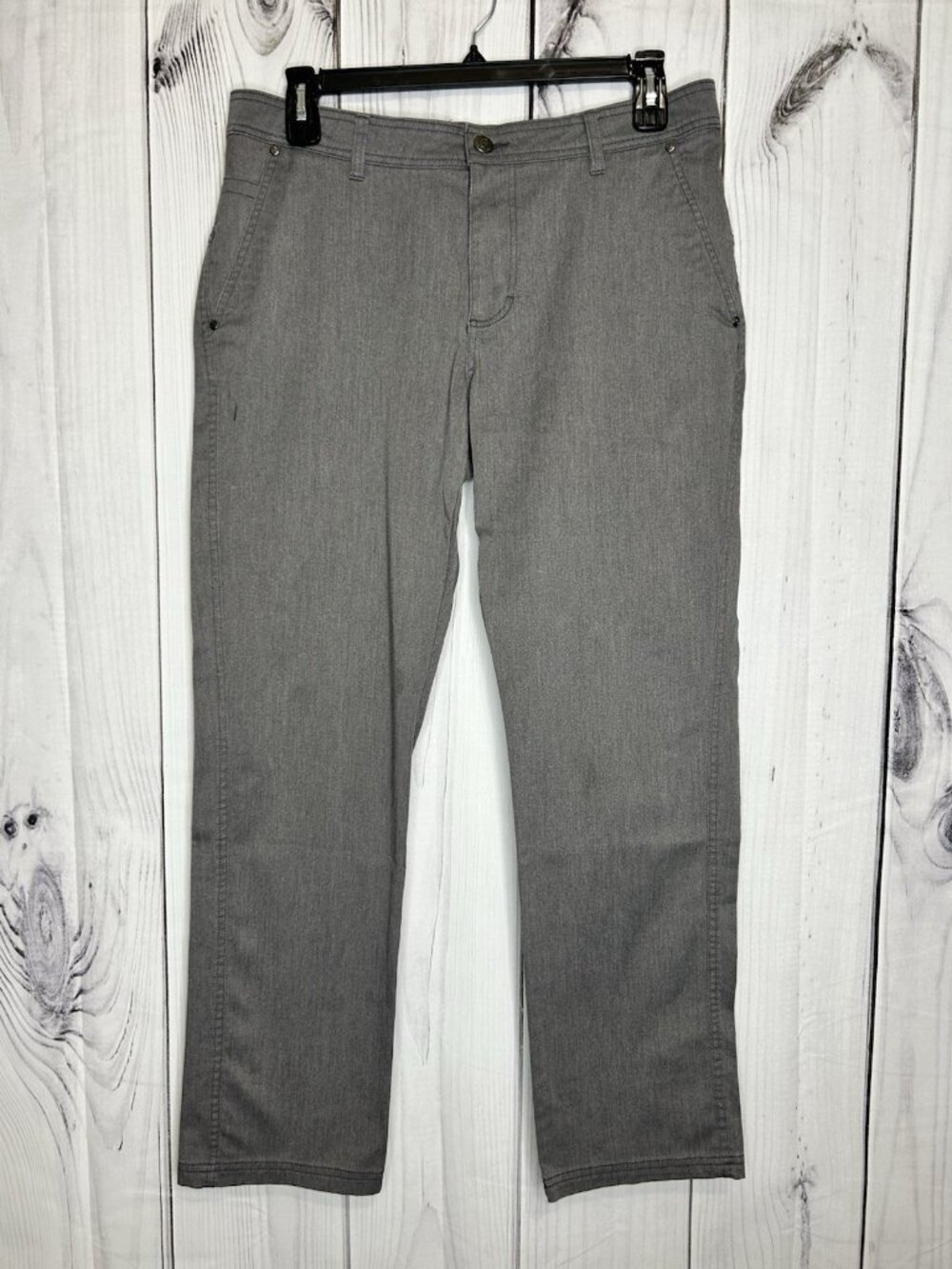 Columbia Gray Straight Leg Stretch Pants Outdoor AX0454 Size 36x32